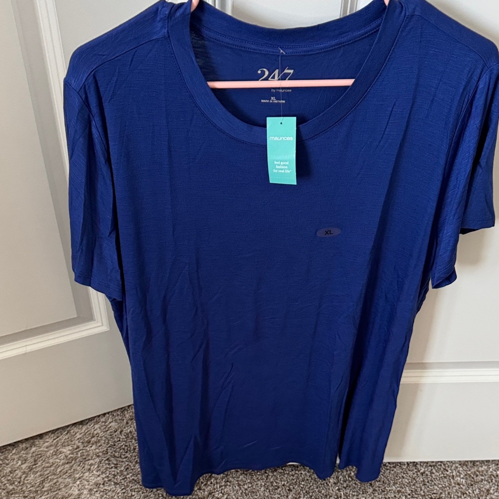 Maurices Royal Blue Short Sleeve Tee